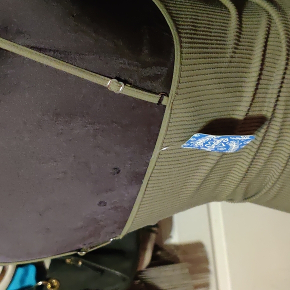 Free People army Green super stretchy ribbed tank top - Picture 4 of 5